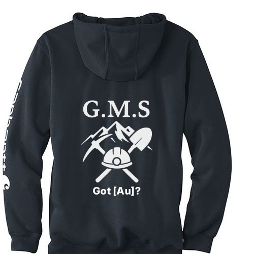 Black GMS Mining Hoodie view 2
